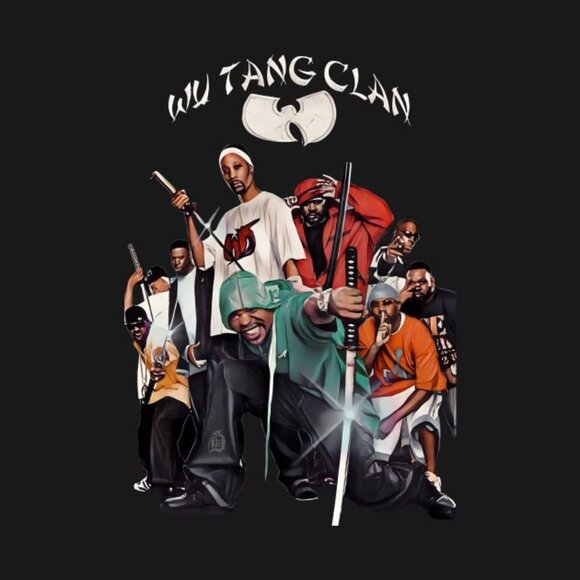 Wu Tang T-Shirt Wu Tang Clan T-Shirt Wutang Clan ALL STARS T-Shirt - Picture 2 of 2